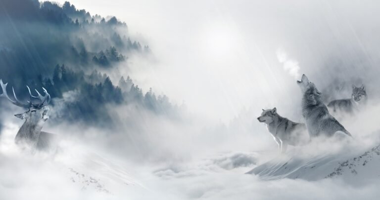 wolf, wolves, deer-1350243.jpg