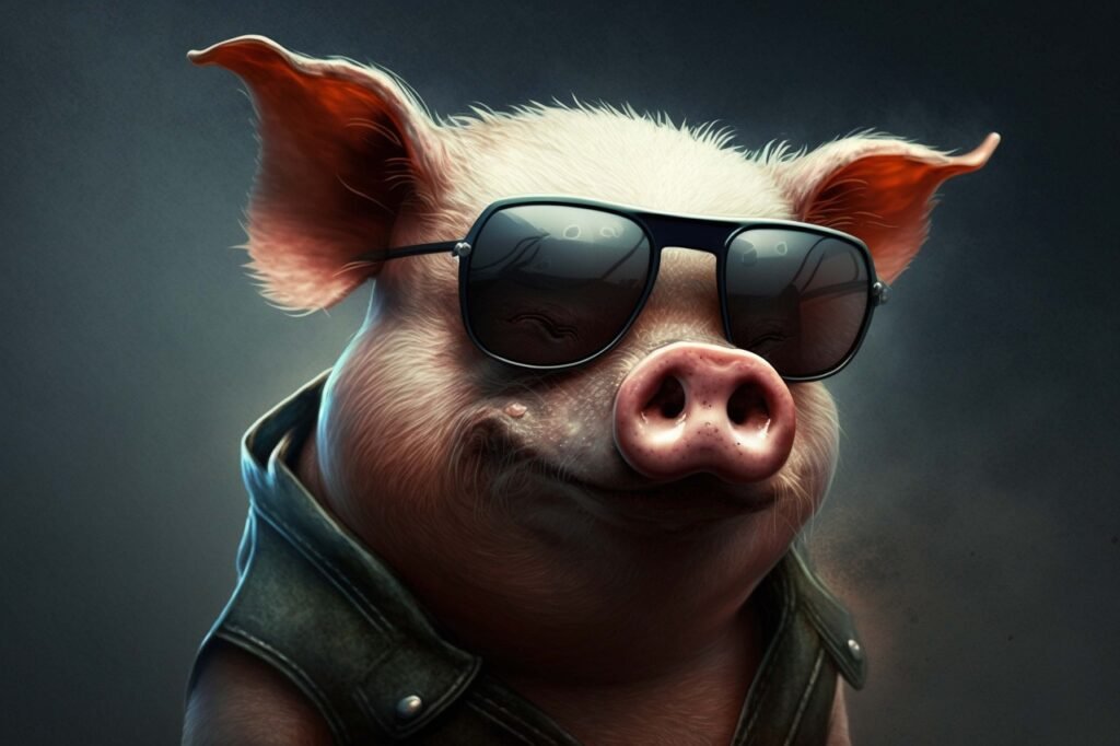 ai generated, pig, cool-7840860.jpg